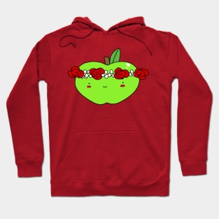 Flower Crown Green Apple Hoodie